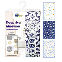Κουρτίνα μπάνιου αδιάβροχου πολυεστέρα 