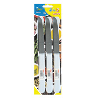 Μαχαίρια με πλαστική λαβή καρτέλα